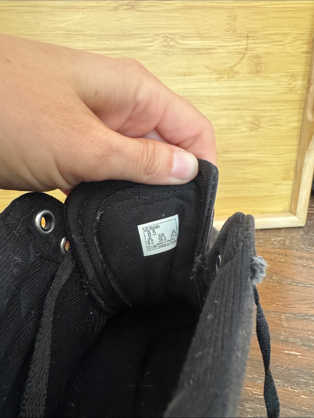 Vans Black High-Top Skater Sneakers - Picture 3 of 8